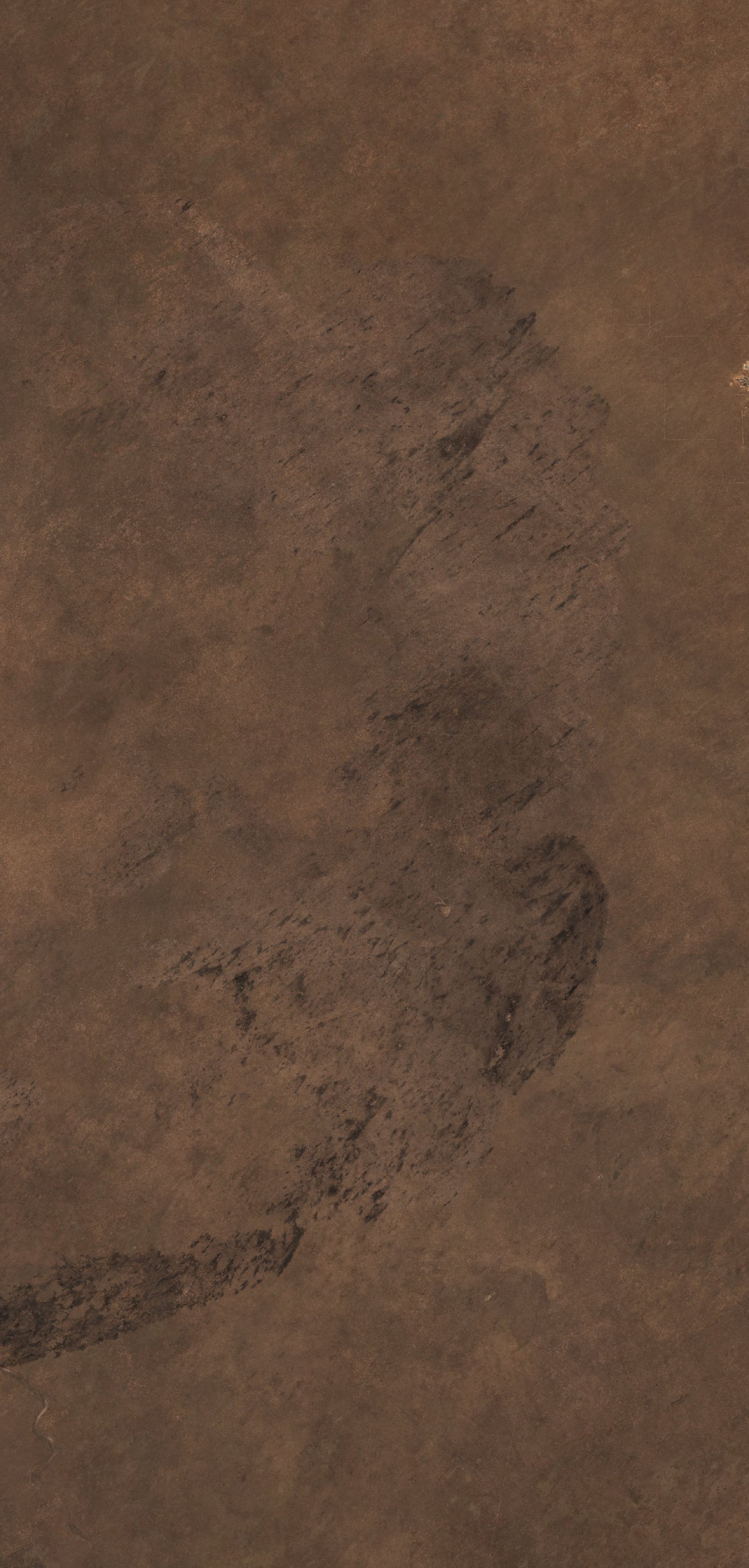 The area after the fire, August 31, 2026