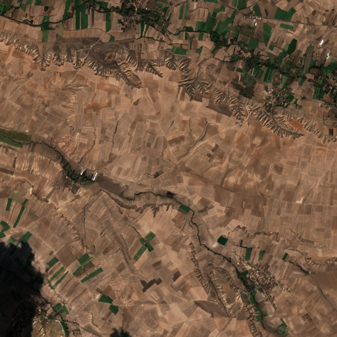 The area after the fire, October 9, 2026