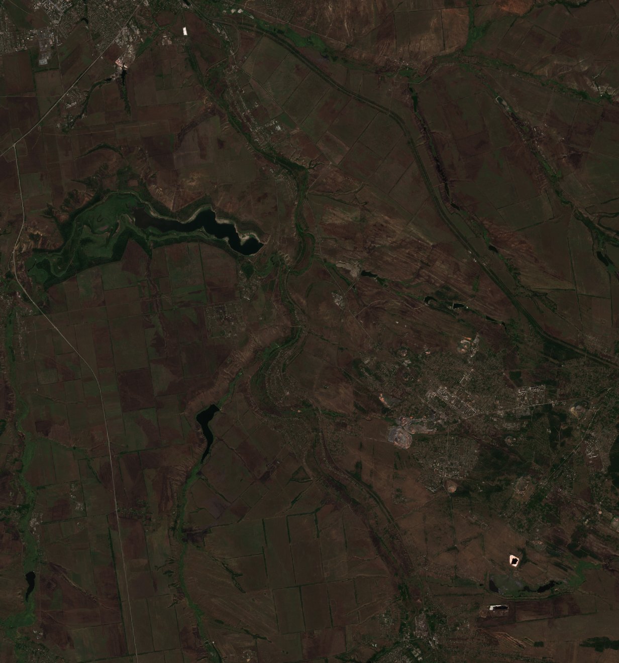 The area after the fire, August 30, 2026