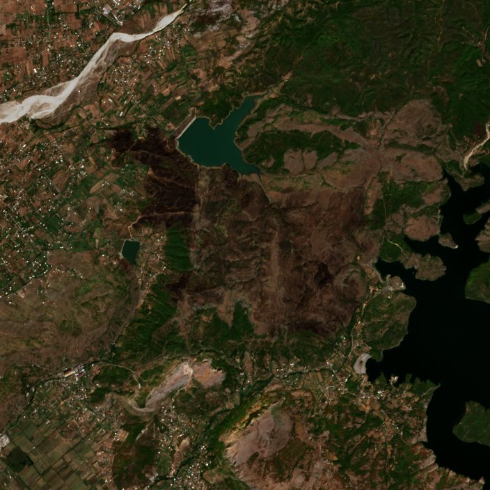 The area after the fire, September 14, 2026