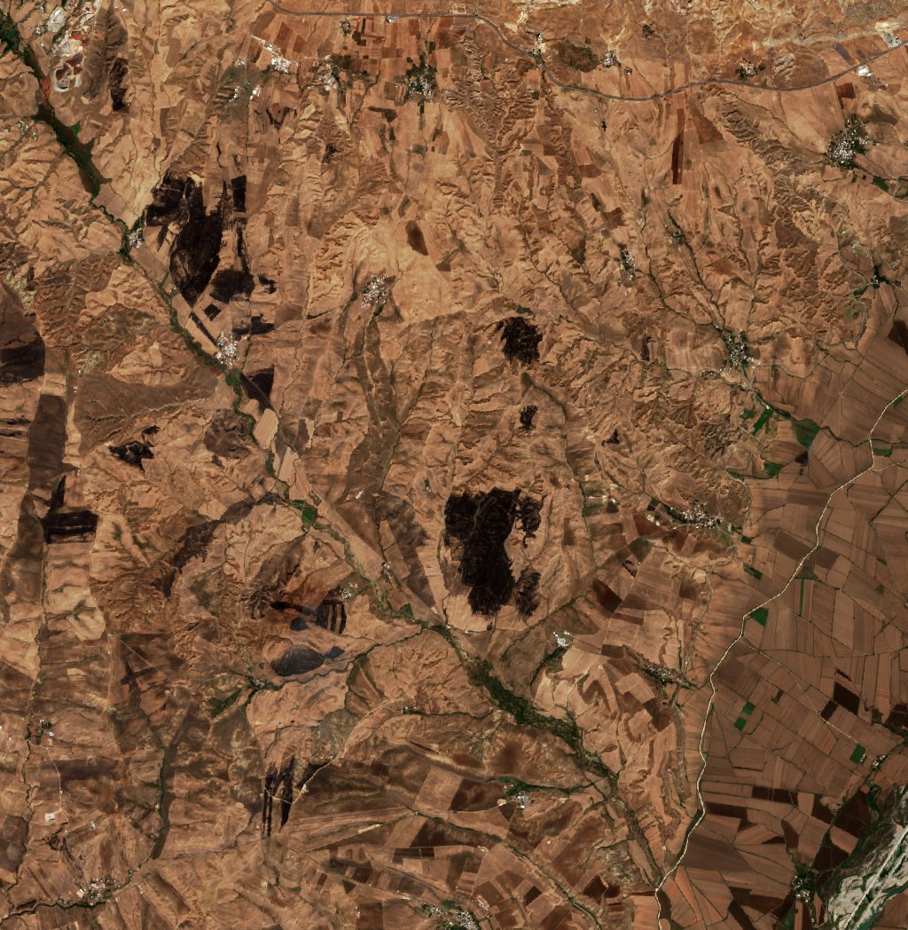 The area after the fire, October 10, 2026