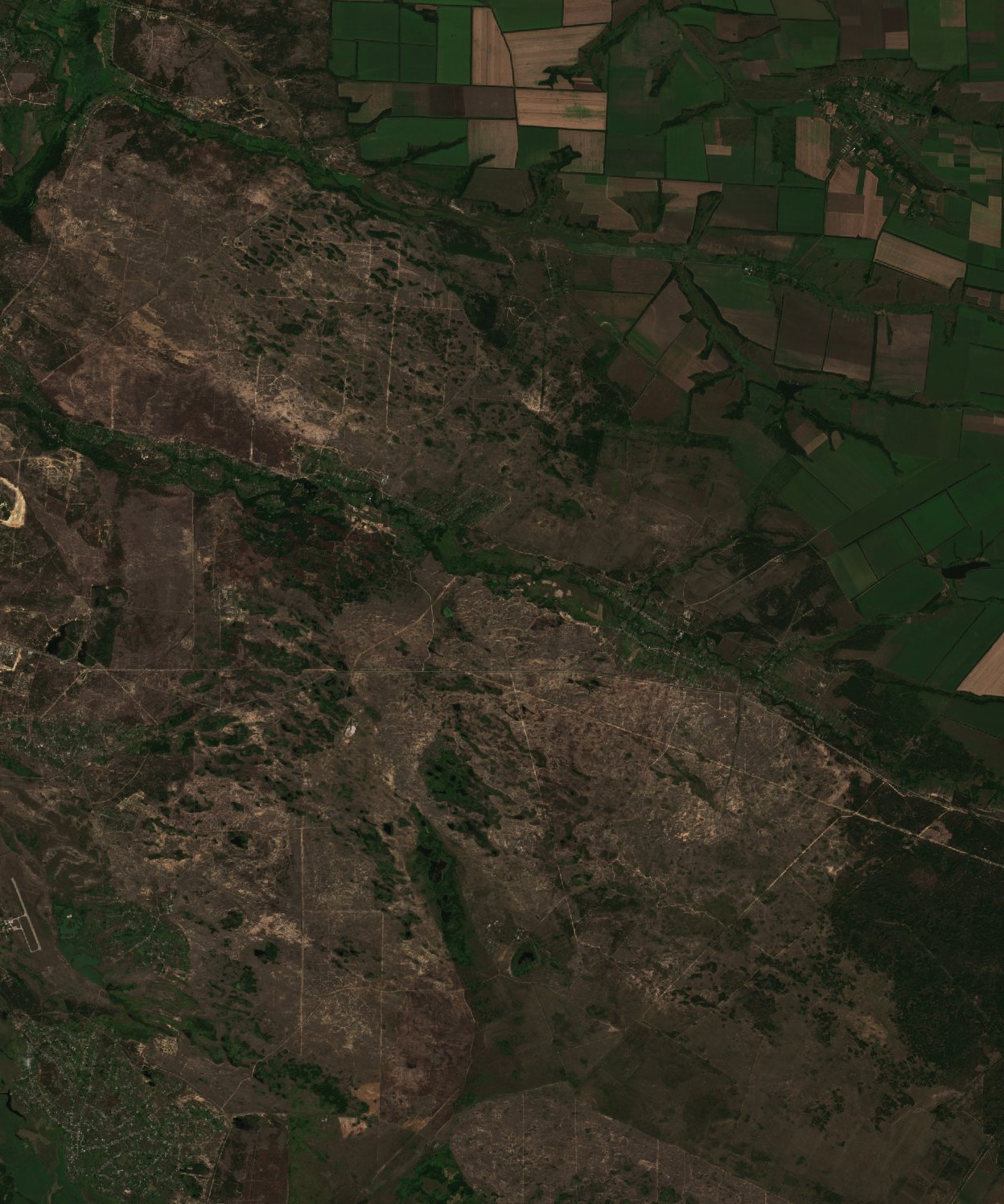 The area before the fire, August 5, 2026