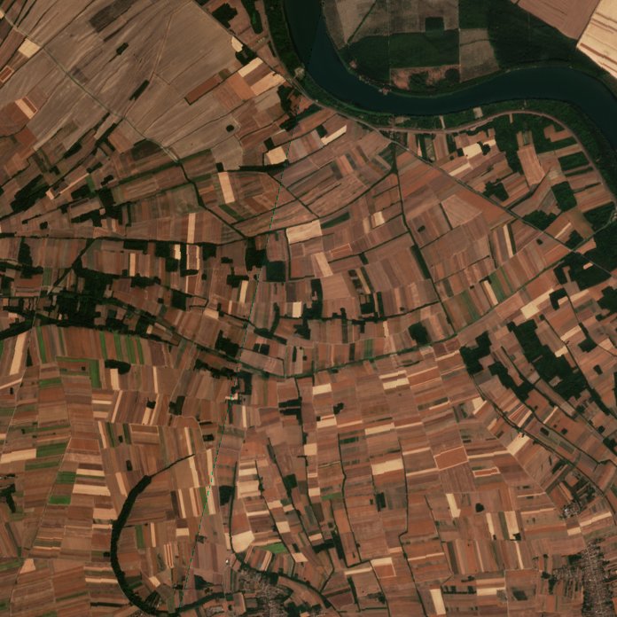 The area before the fire, September 7, 2026
