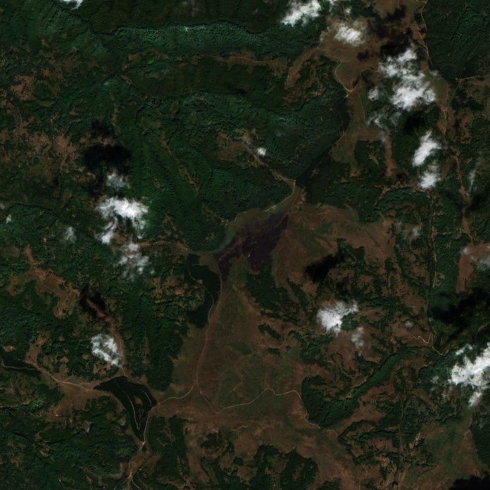 The area after the fire, September 14, 2026