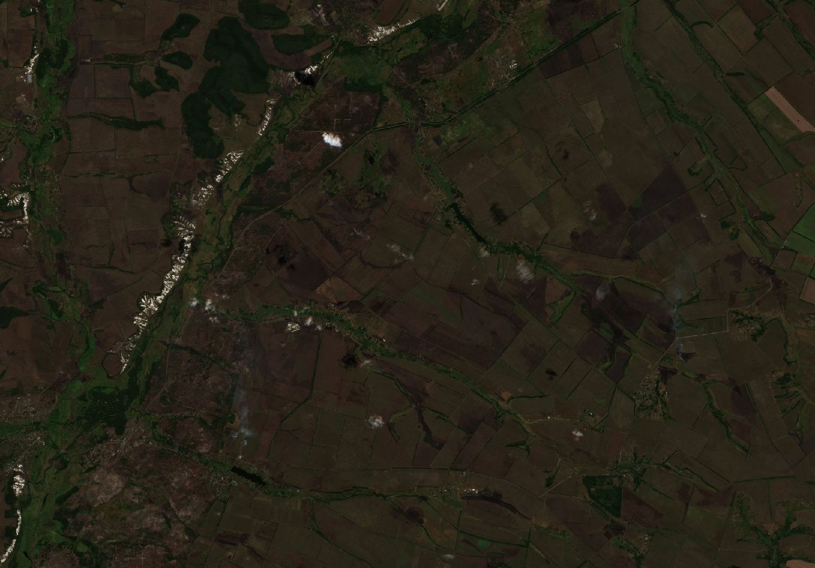 The area after the fire, August 30, 2026