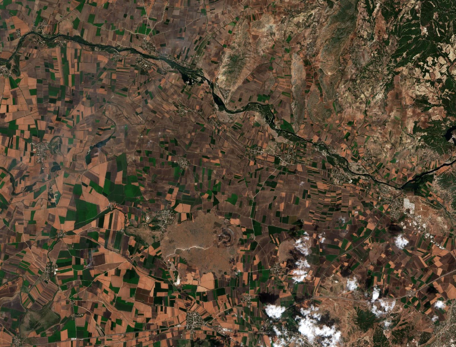 The area after the fire, September 3, 2019