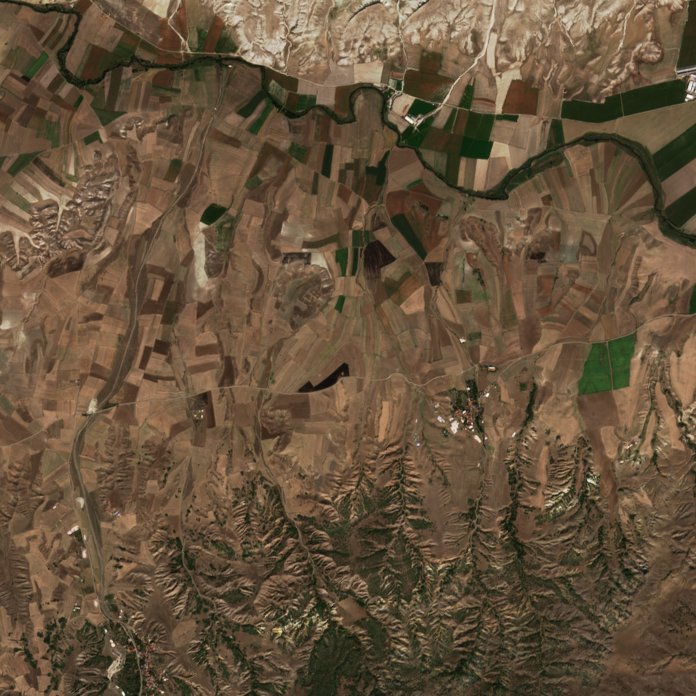 The area after the fire, October 9, 2026