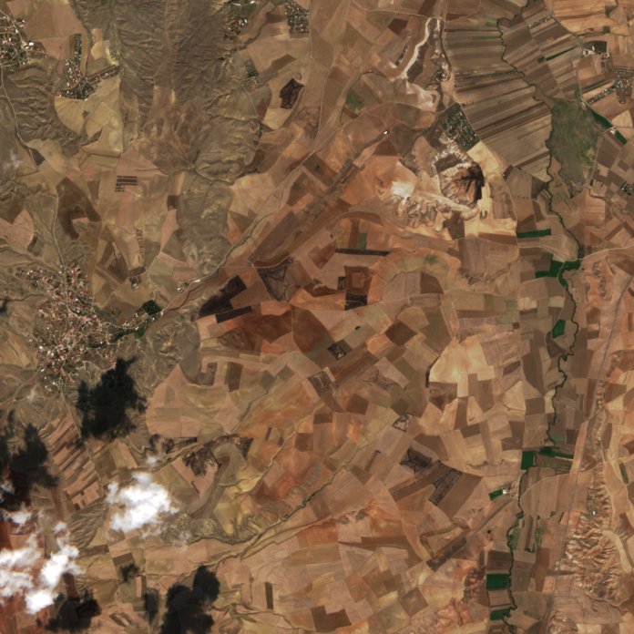 The area after the fire, October 7, 2026