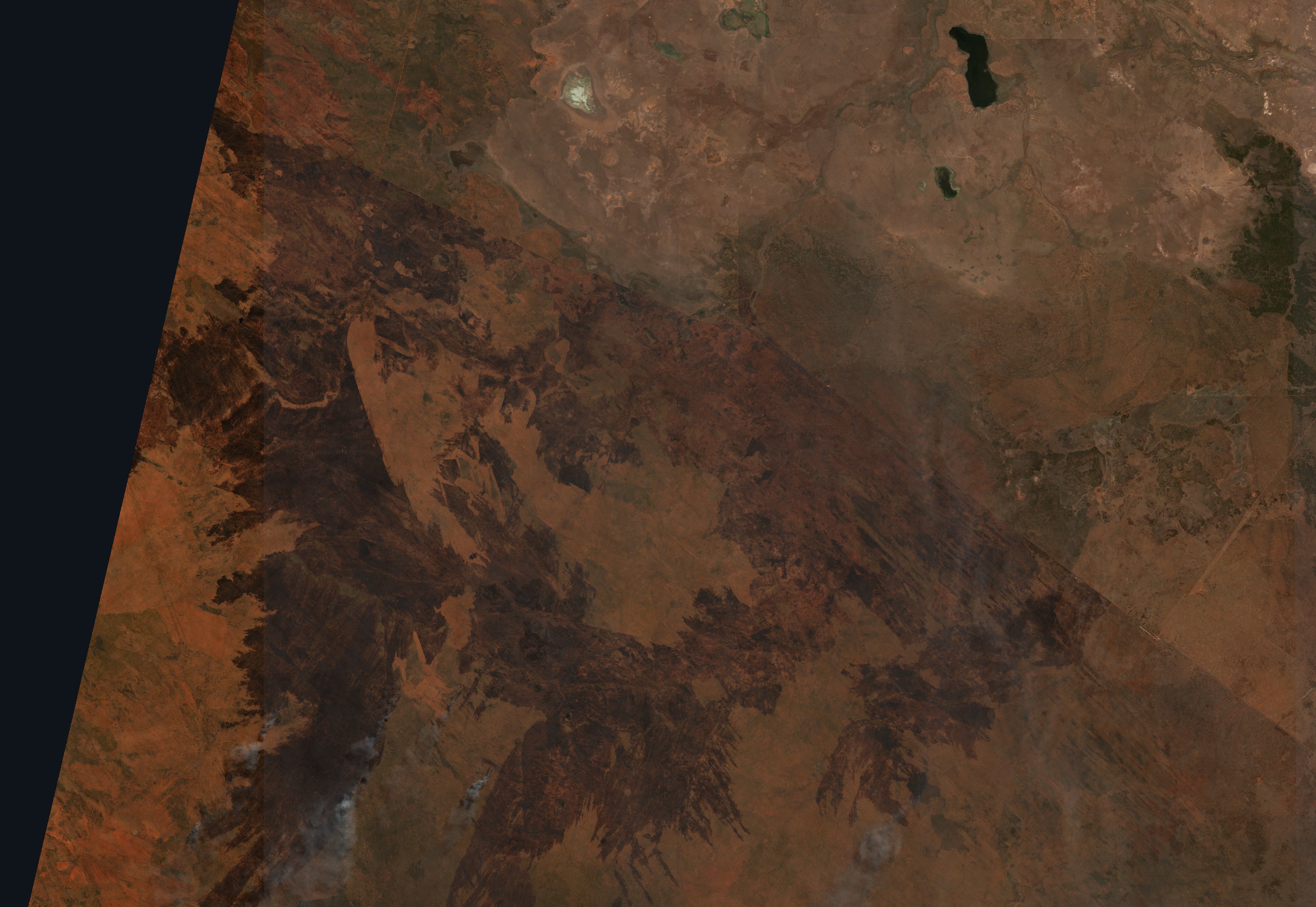 The area after the fire, August 19, 2026