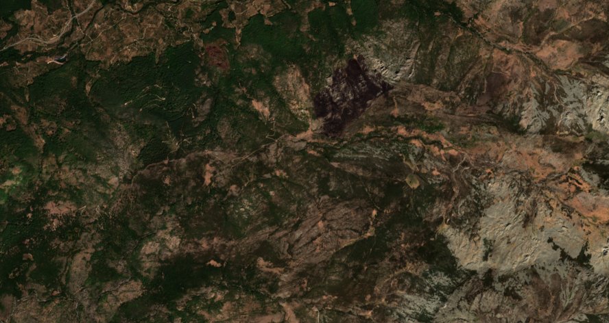 The area before the fire, August 28, 2026