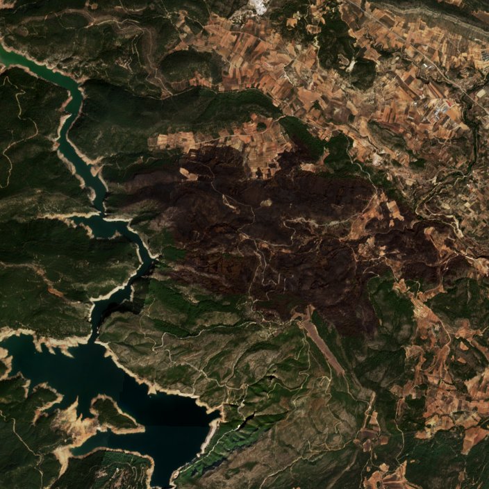 The area after the fire, September 21, 2026