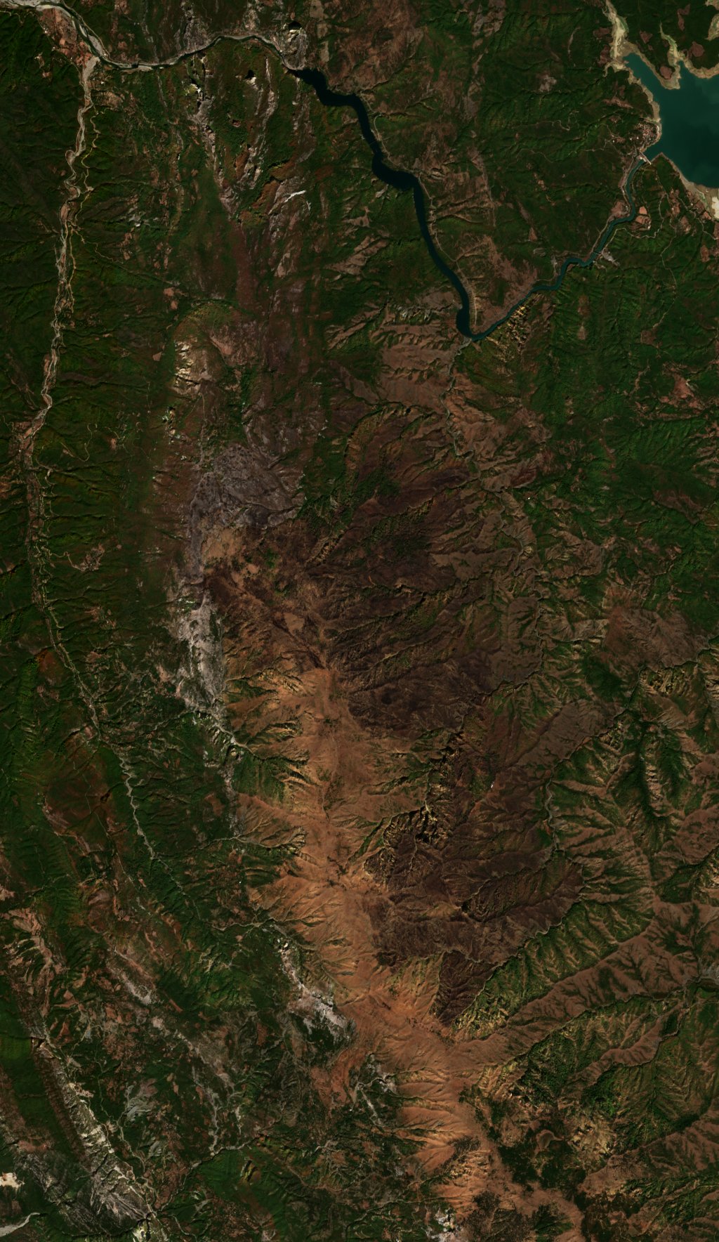 The area after the fire, September 14, 2026