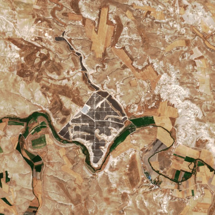 The area before the fire, September 7, 2026