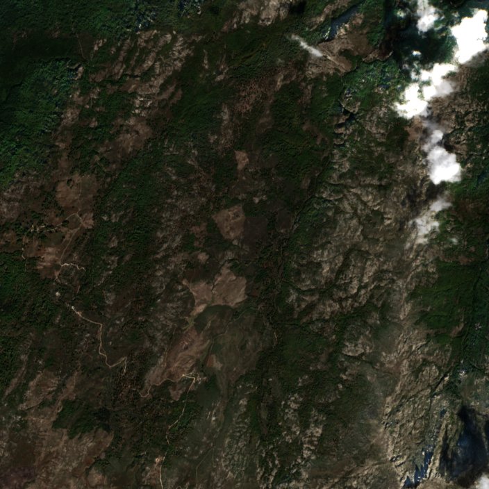 The area before the fire, October 12, 2026