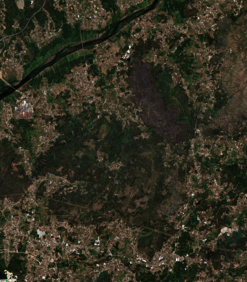 The area after the fire, August 21, 2026