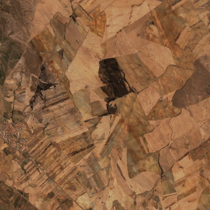 The area after the fire, October 12, 2026