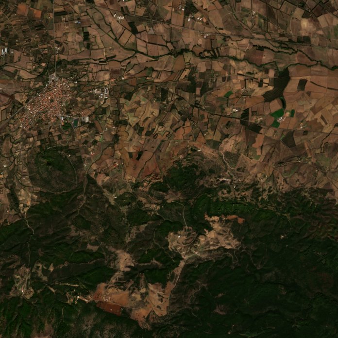 The area after the fire, October 16, 2026