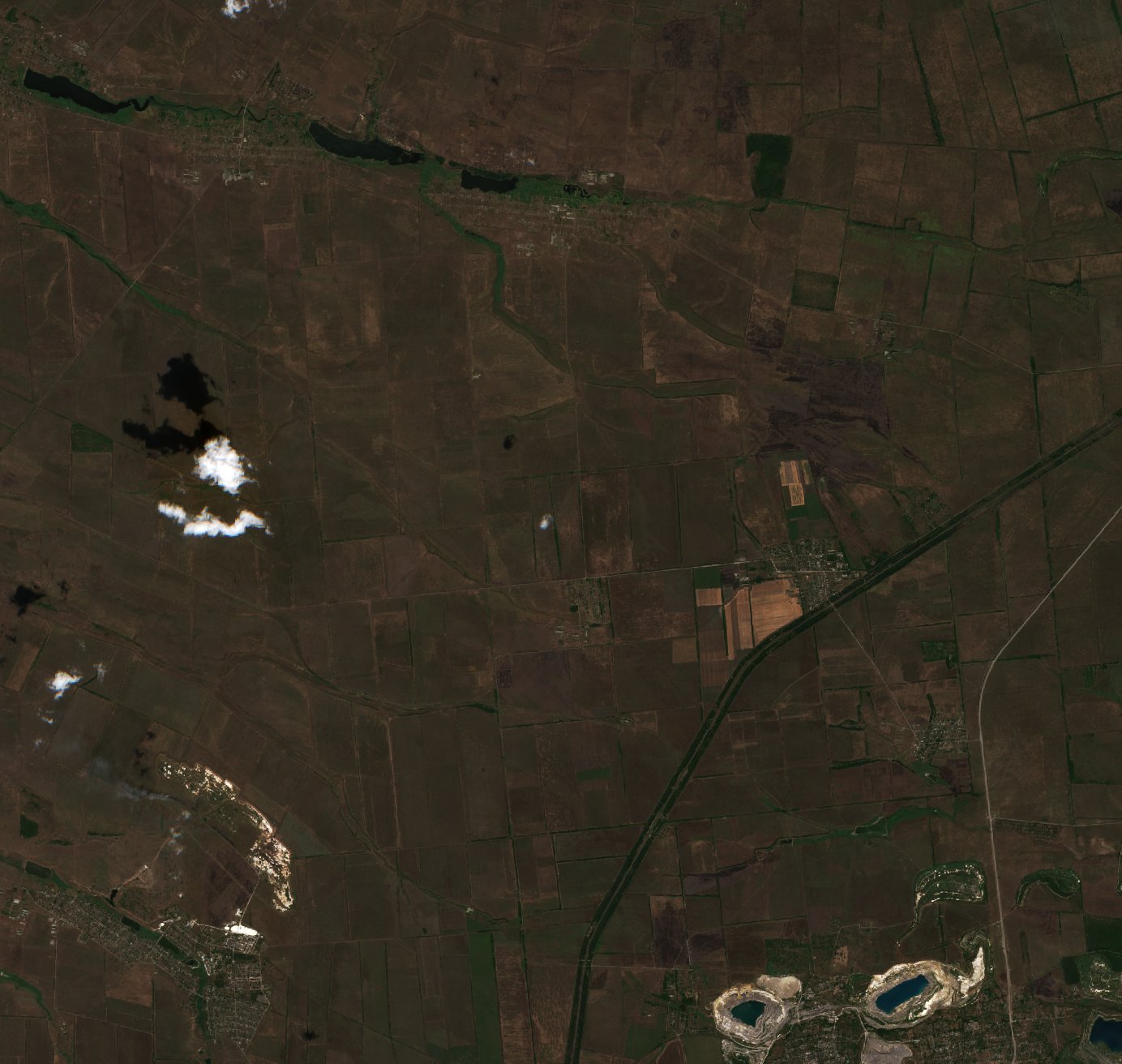 The area before the fire, August 7, 2026