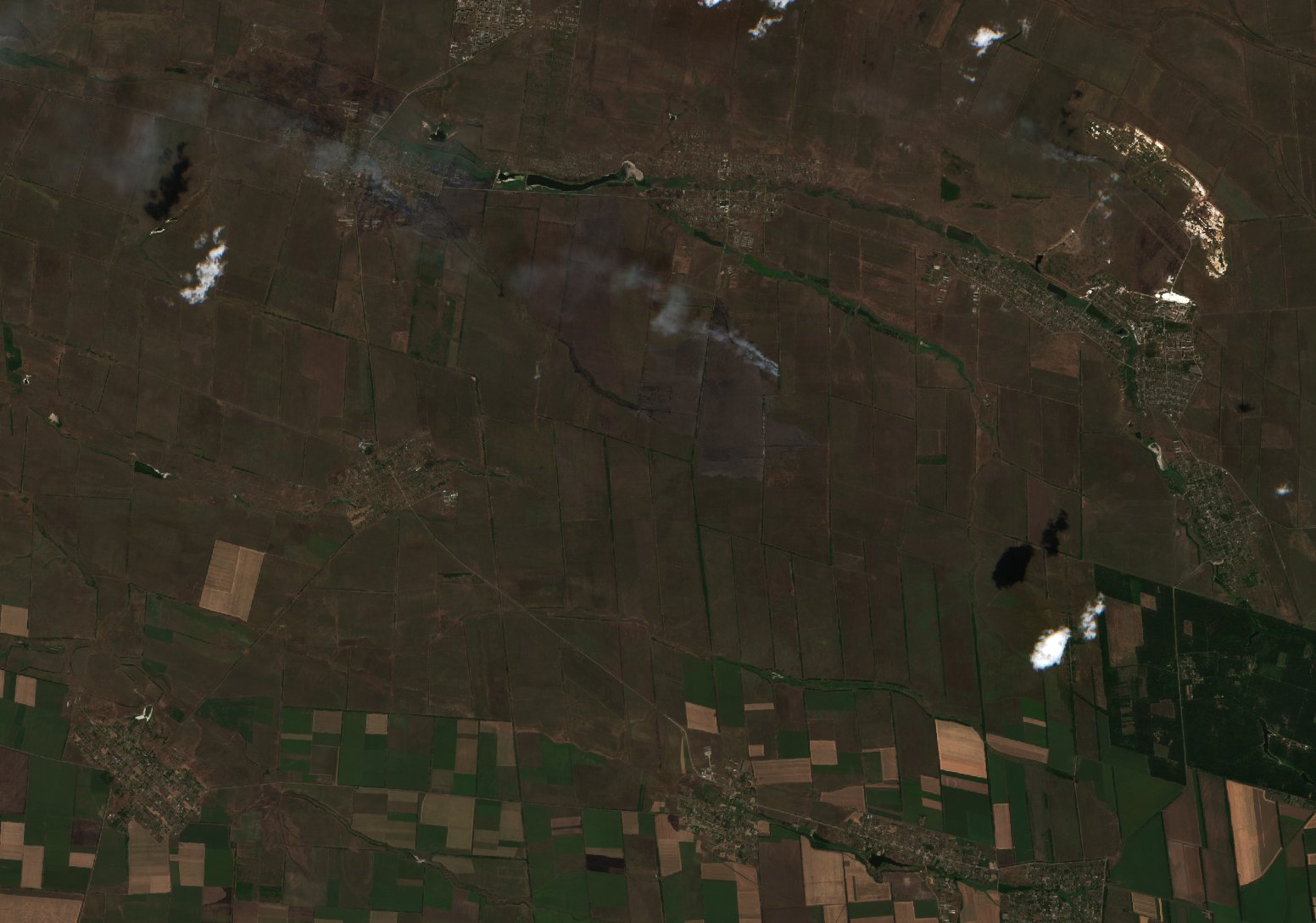 The area before the fire, August 7, 2026