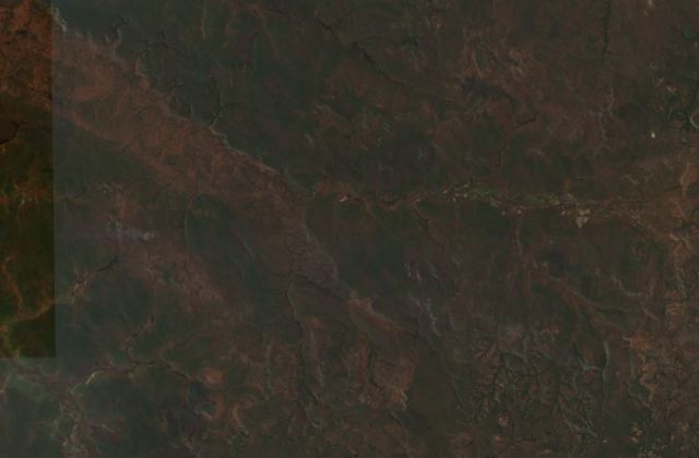 Satellite view in Angola