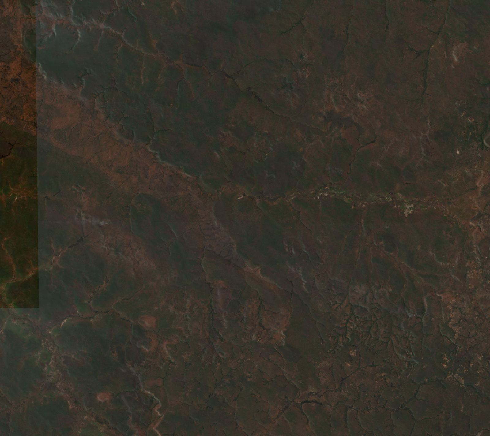 The area after the fire, August 30, 2026