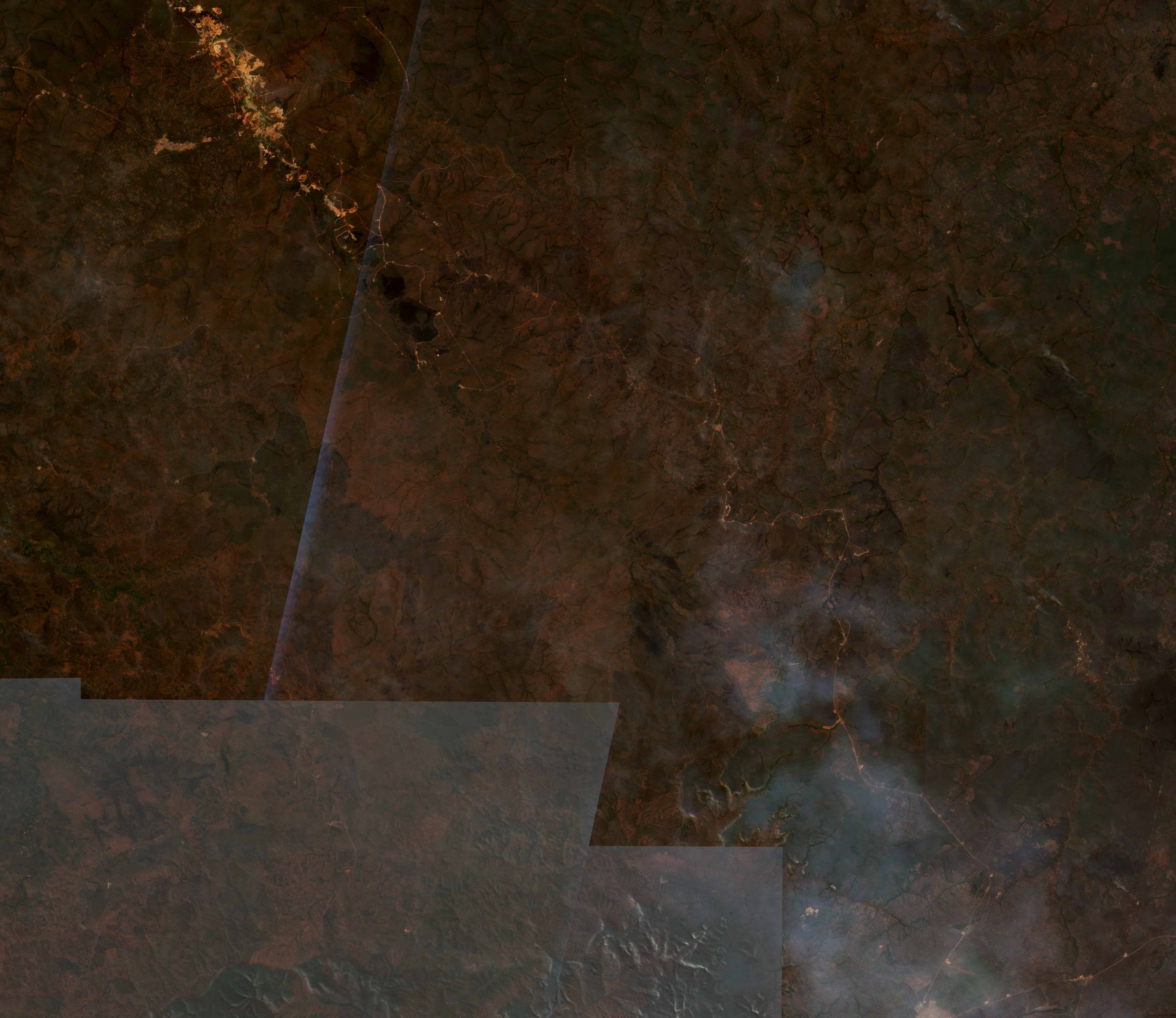 The area after the fire, August 13, 2026
