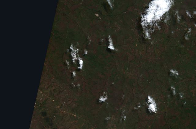 Satellite view in Angola