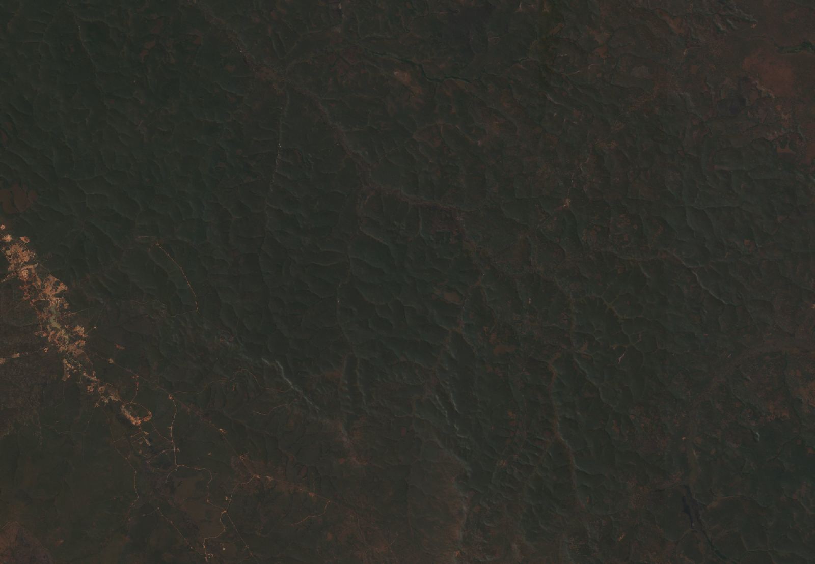 The area before the fire, July 24, 2026