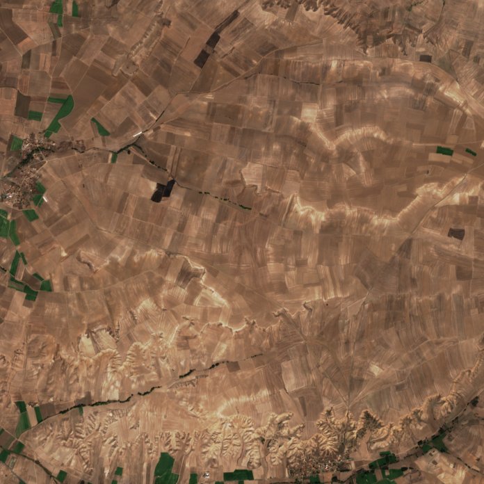 The area after the fire, October 9, 2026