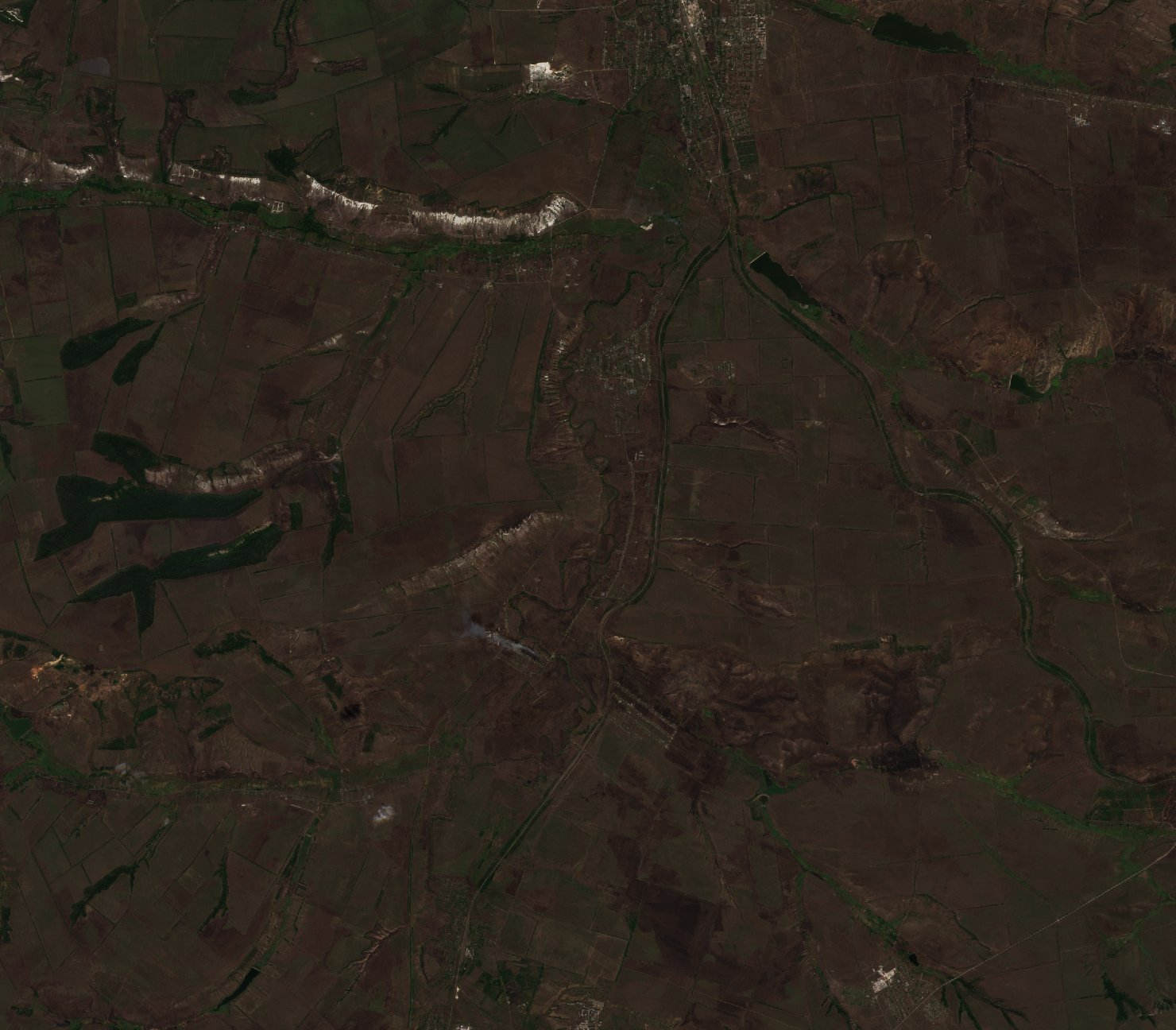 The area after the fire, August 30, 2026